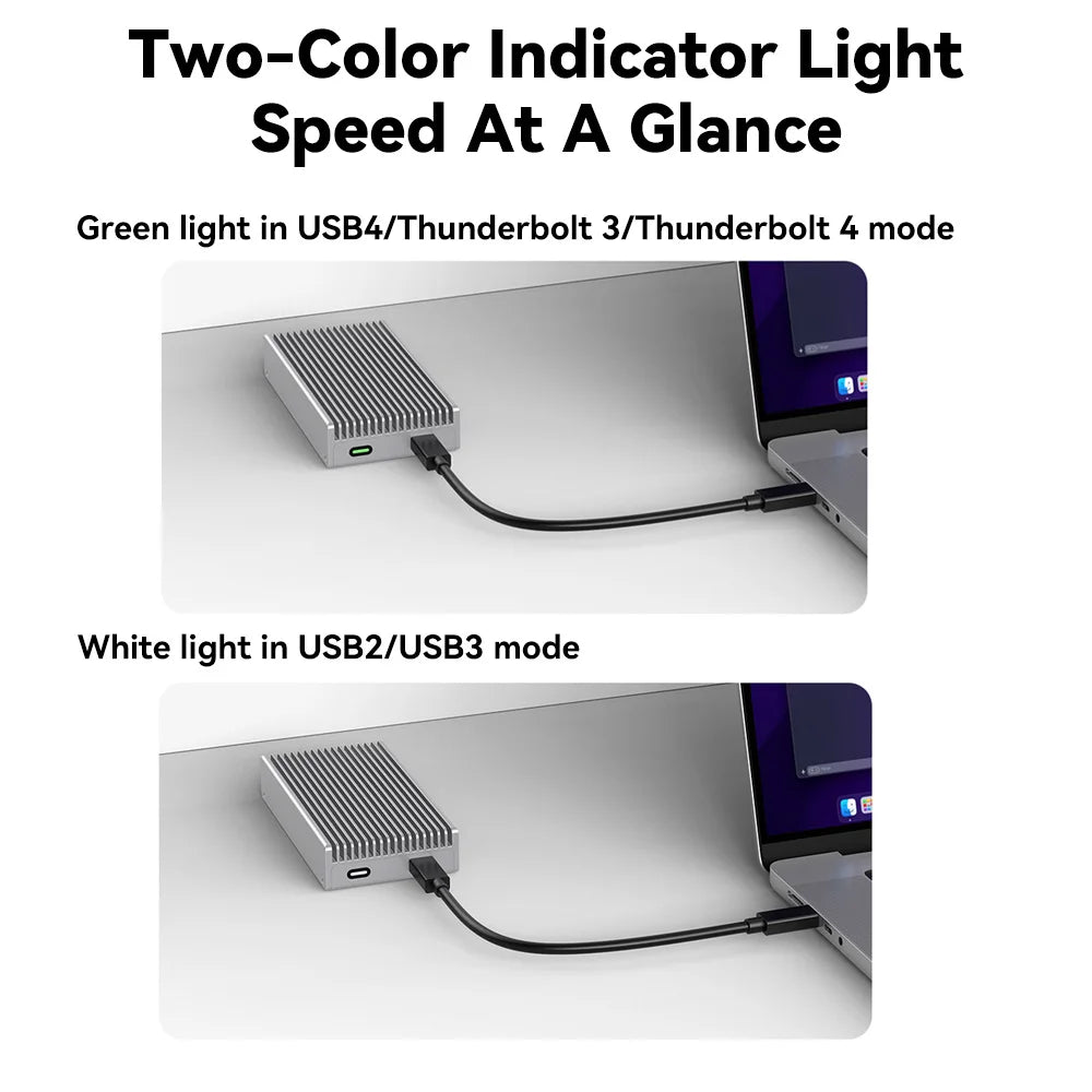 Colorii M.2 NVMe USB 4.0 SSD Enclosure