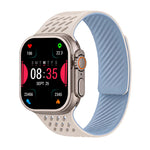 Perforated Silicone Band with Magnetic Closure for Apple Watch
