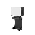 Black and white rectangular device on a white background