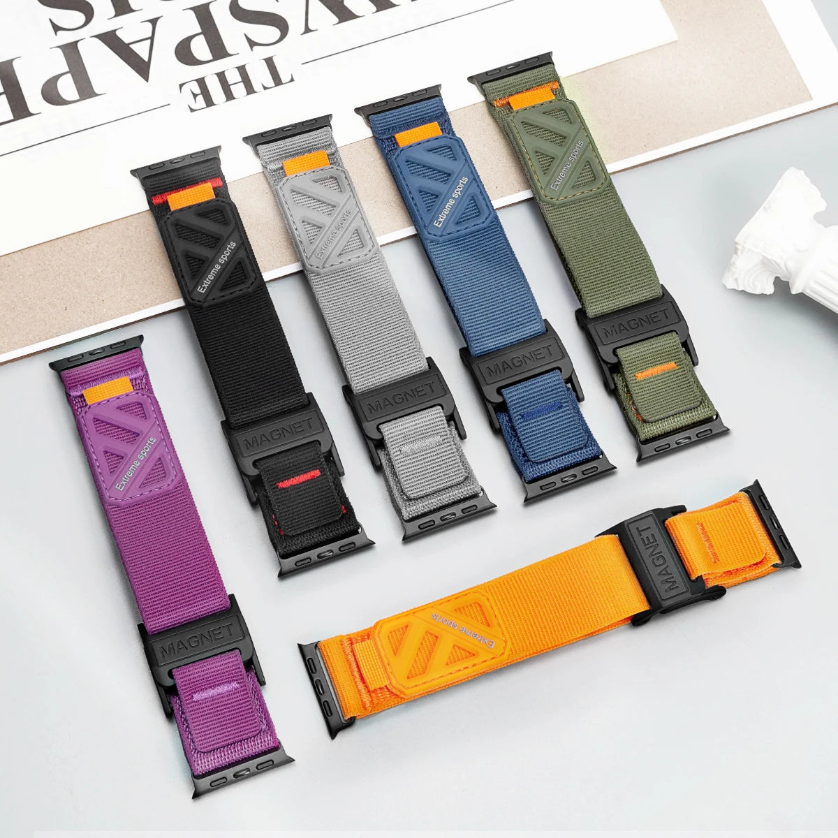 Lightweight Magnetic Buckle Nylon Band for Apple Watch