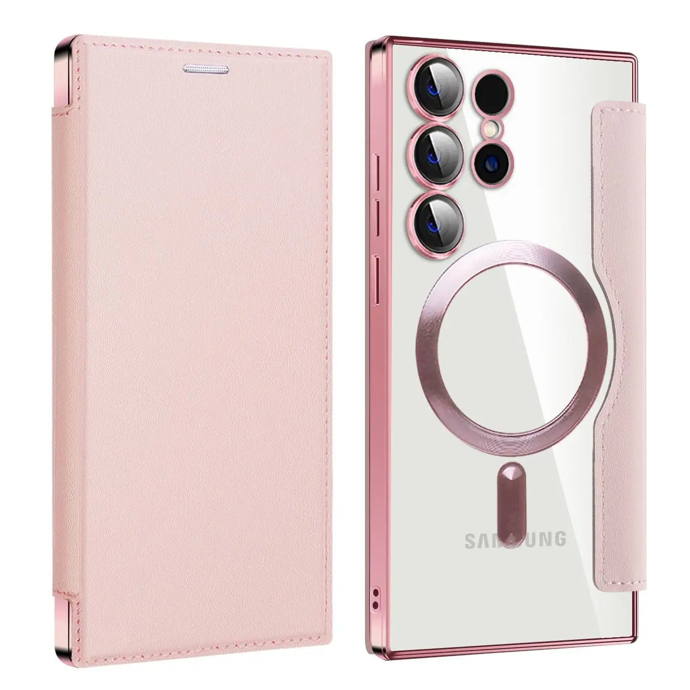 Protective Flip Magnetic Leather Case for Samsung Galaxy S25 Ultra