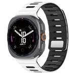 Silicone Sports Band with Magnetic Clasp Closure for Samsung Galaxy Watch Ultra 2