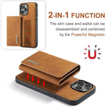 MagSafe 2-in-1 iPhone 16 Wallet Case with Kickstand & Detachable Card Holder