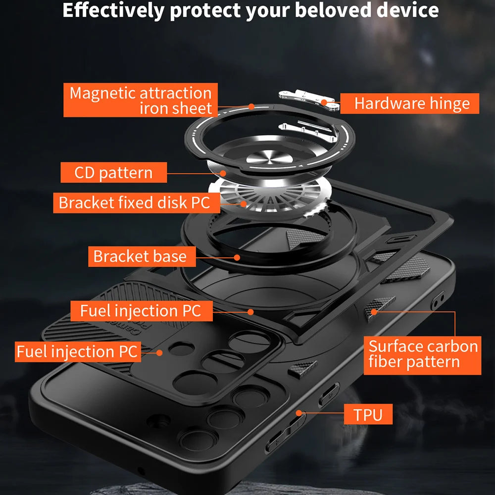 Shockproof Magnetic Armor Phone Case for Samsung Galaxy A56