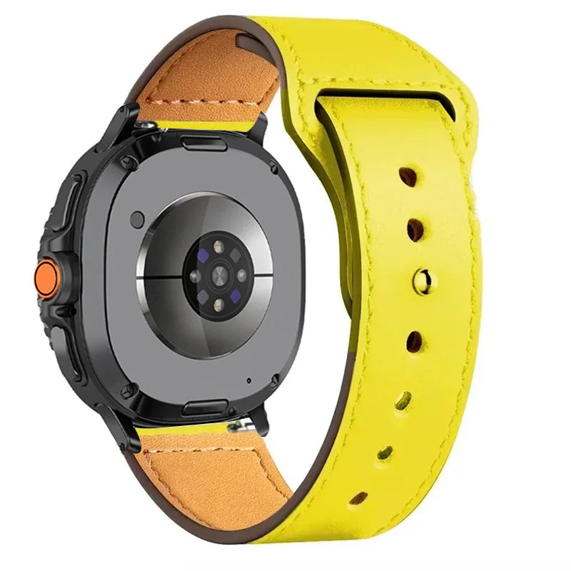 Comfortable Leather Wrist Strap for Samsung Galaxy Watch 8 / Galaxy Watch 8 Classic