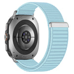 Elastic Nylon Velcro Watch Strap with Breathable Woven Design for Samsung Galaxy Watch 9