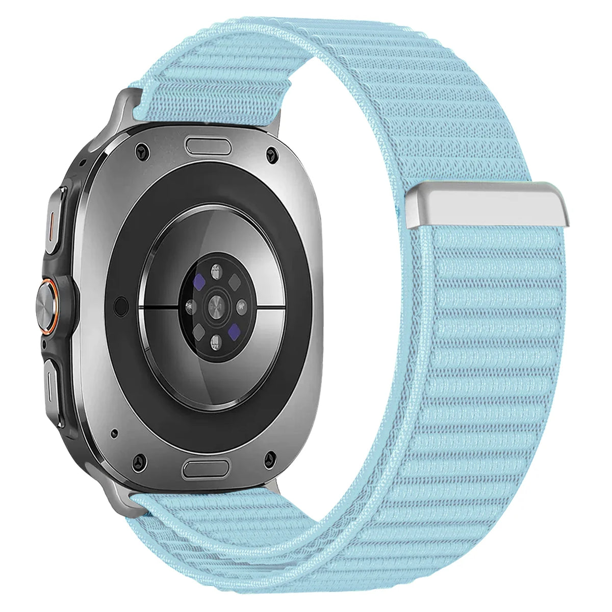 Elastic Nylon Velcro Watch Strap with Breathable Woven Design for Samsung Galaxy Watch 9