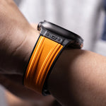Liquid Silicone Sport Band with Ribbed Texture for Apple Watch