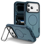 Durable Anti-Shock MagSafe Case with Built-in Lens Stand for iPhone 17 Series