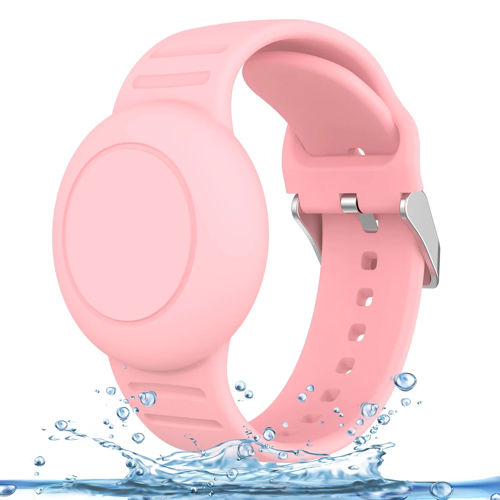 Waterproof Silicone Wristband Holder for Apple AirTag
