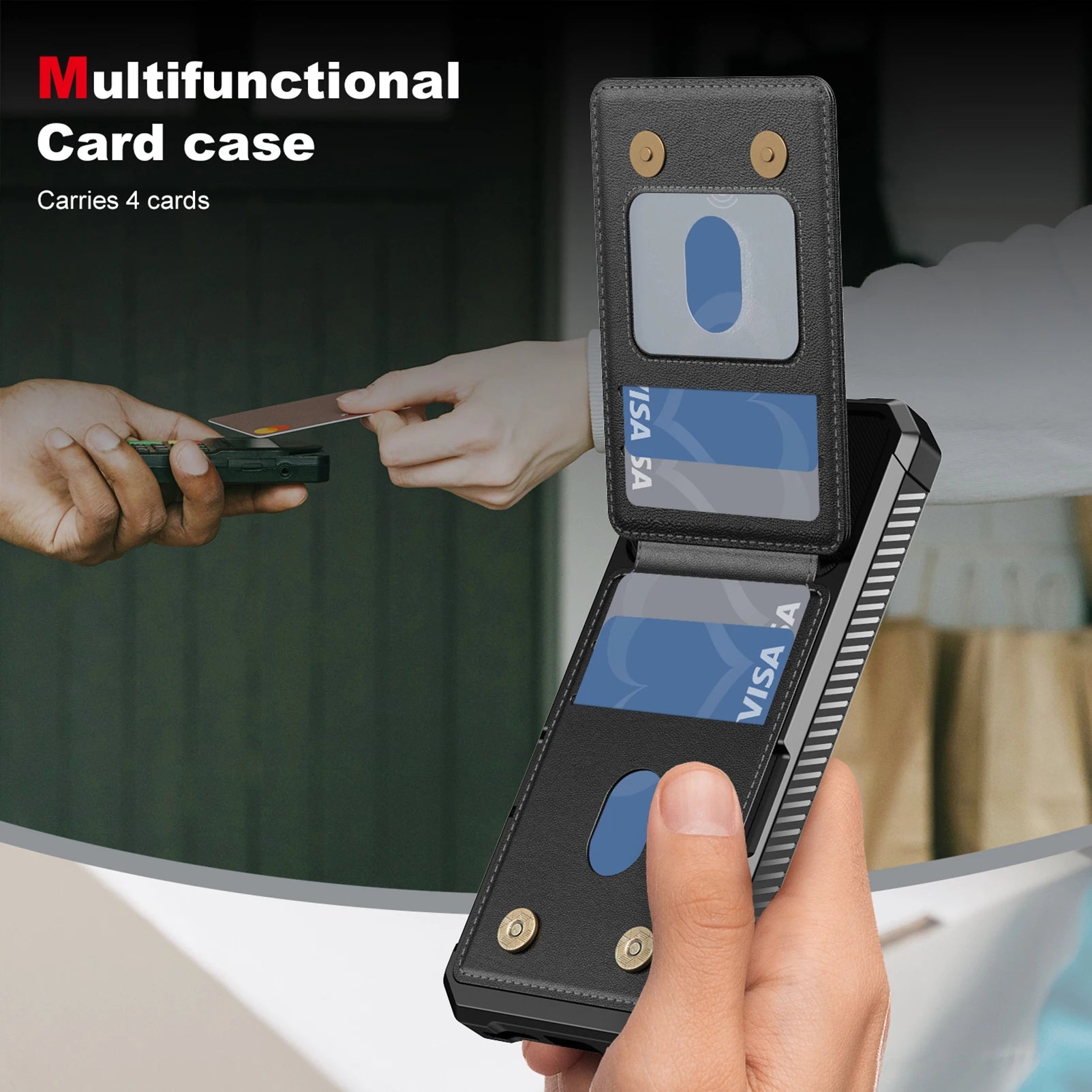 Premium Wallet Case with RFID Protection & Card Holder for Google Pixel 9a