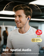 SoundPEATS Q40 HD AI Call Noise Cancelling Neckband