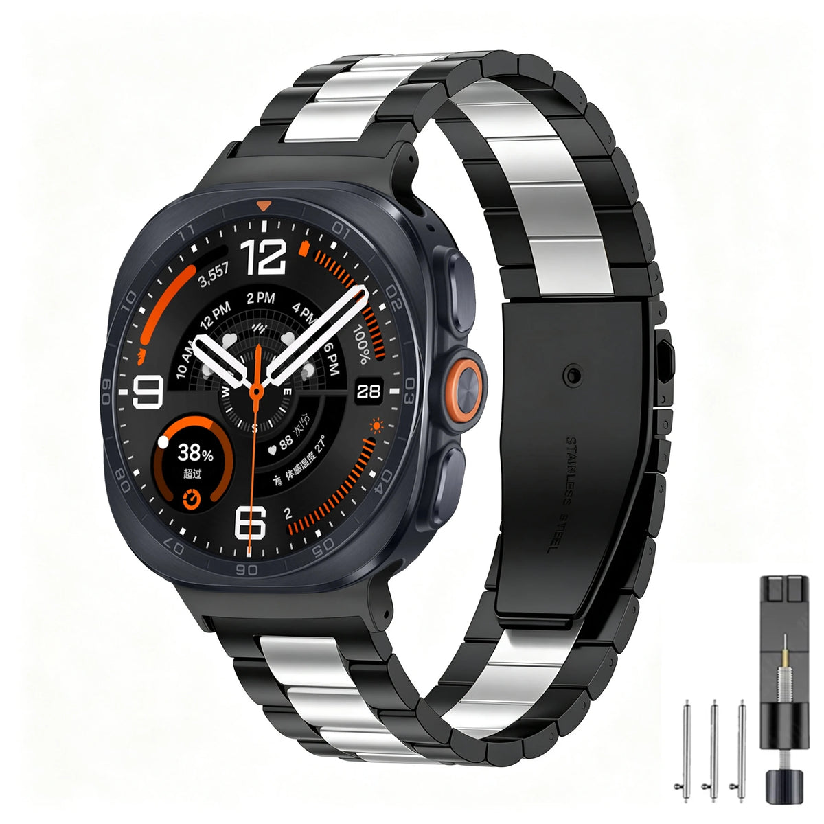 Stainless Steel Bracelet for Samsung Galaxy Watch Ultra 2