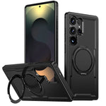 Protective Case with 360° Rotating Magnetic Ring for Samsung Galaxy S24 Series