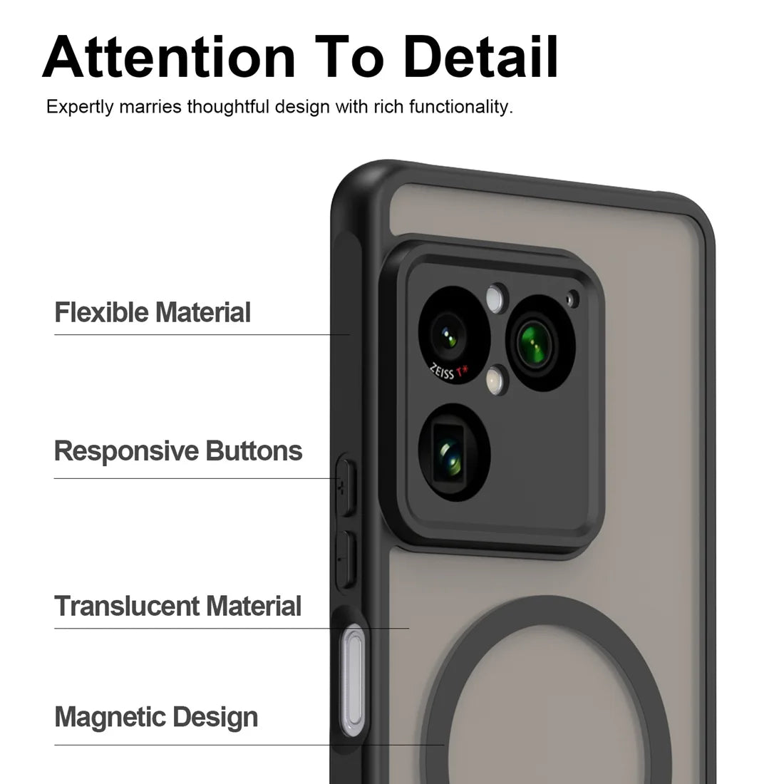 Sony Xperia 1 VIII Matte Magnetic Protective Case