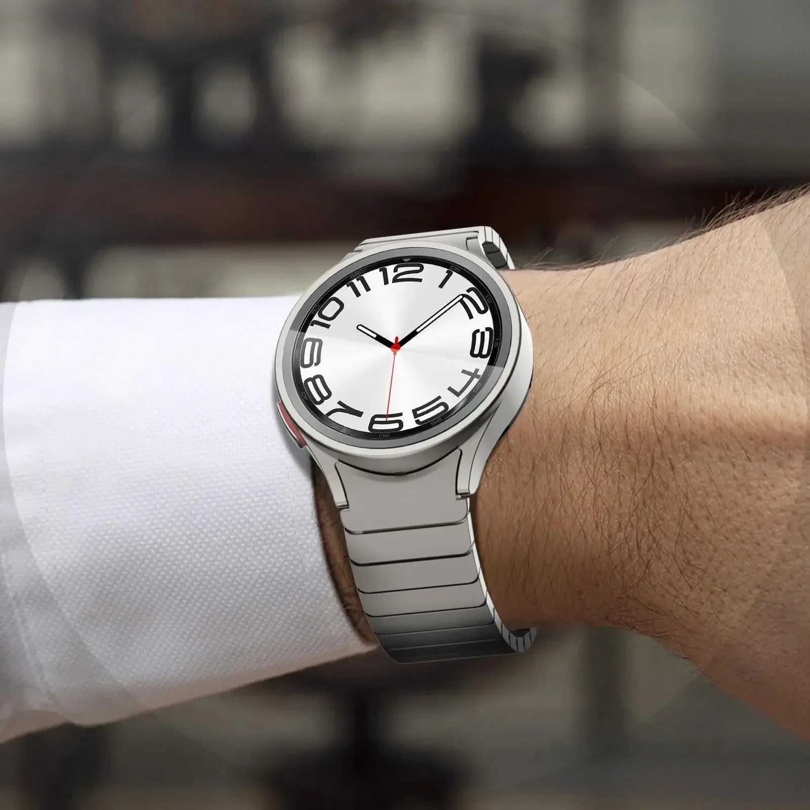 No Gaps Magnetic Stainless Steel Strap for Samsung Galaxy Watch 7 - Sleek & Secure