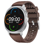 Hybrid Leather and Silicone Watch Strap with No-Gap Fit for Samsung Galaxy Watch Ultra 2