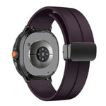 Silicone Magnetic Buckle Strap for Samsung Galaxy Watch 8 /  Galaxy Watch 8 Classic