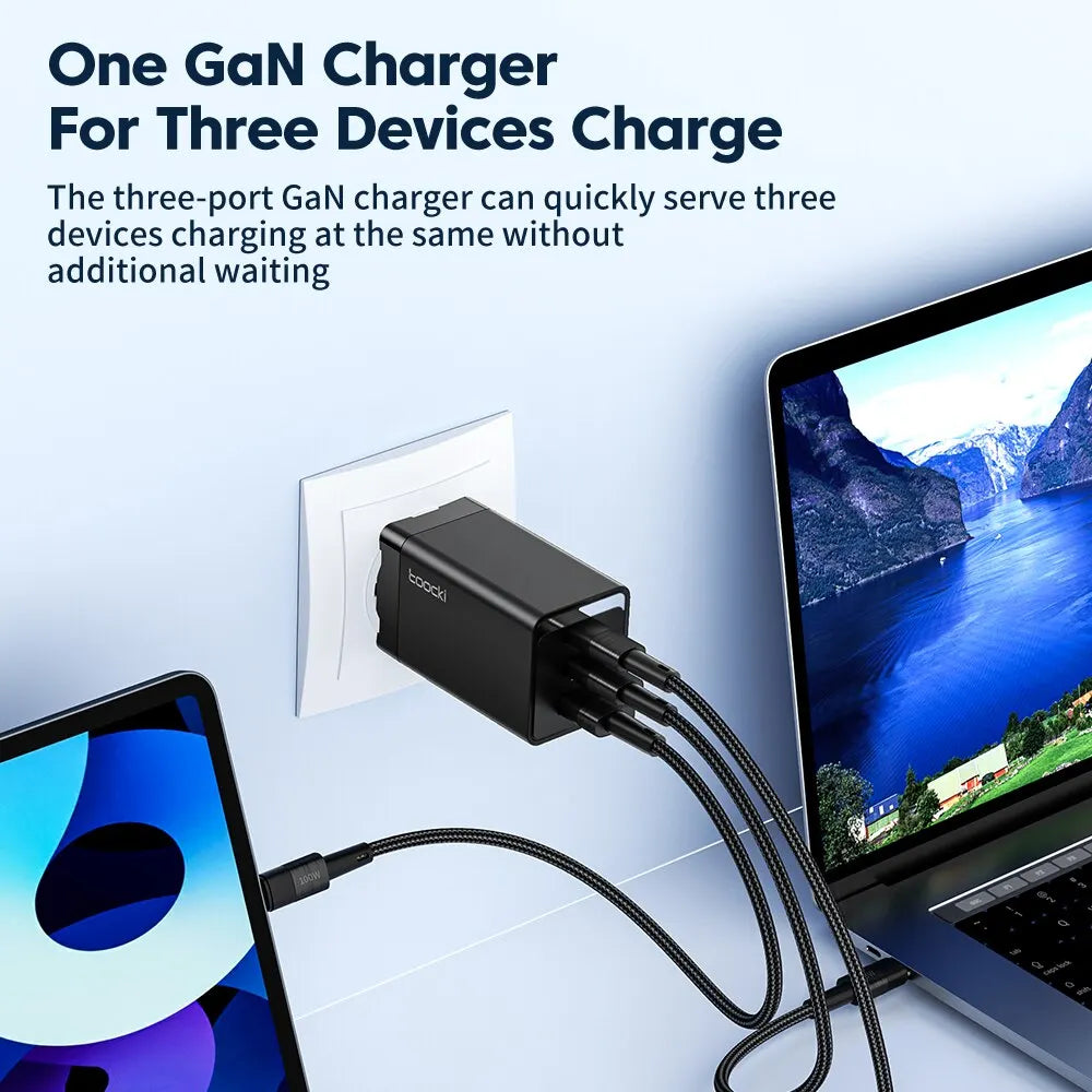 Toocki 67W GaN USB-C Quick Charger