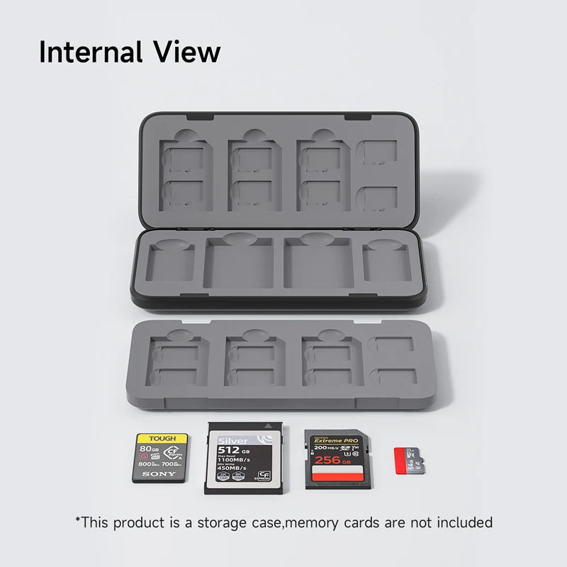 Soft Silicone Shock-Absorbing Memory Card Case
