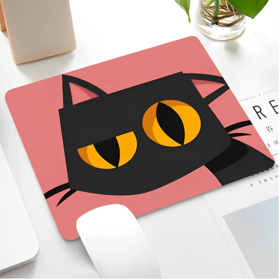 Black Cat Themed Mousepad