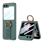 Shockproof Hard PC Case with Wrist Strap Ring for Samsung Galaxy Z Flip 6