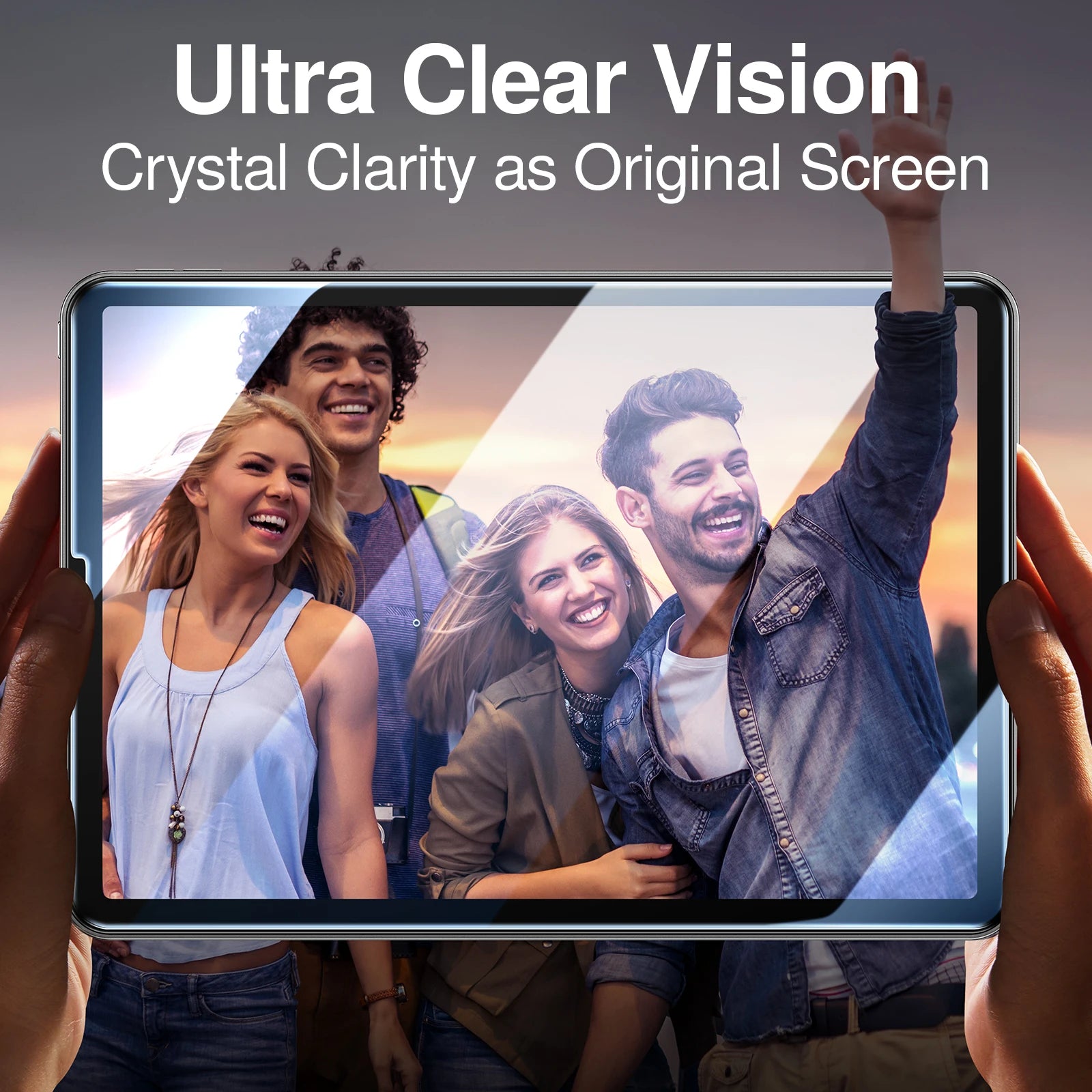 Dust-Free Tempered Glass Screen Protector for iPad Pro M4 (2024)