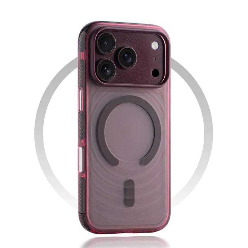 Transparent Airbag Corner Case with Raised Camera Protection Ring for iPhone 18 Series