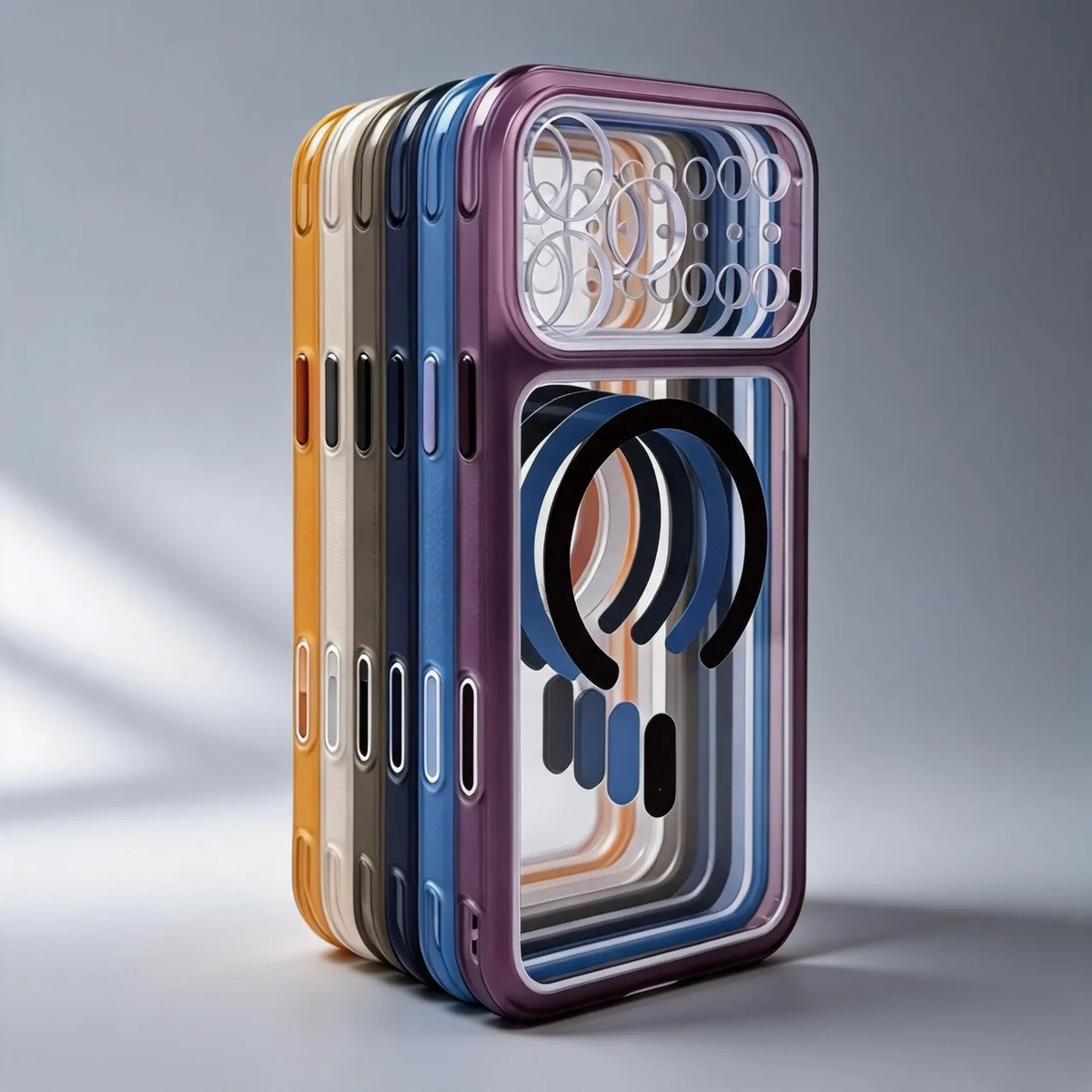 Transparent Airbag Corner Cushioning MagSafe Case with Raised Lens Protection for iPhone 18 Series
