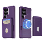 Premium Leather Case with Detachable Card Slot Wallet for Samsung Galaxy S26 Series