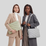 Washed Cotton Laptop Sleeve with Shoulder Strap