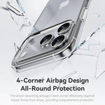 Crystal Clear Airbag Bumper Case for iPhone 17 Series