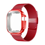 Milanese Loop Band with Protective Case for Apple Watch