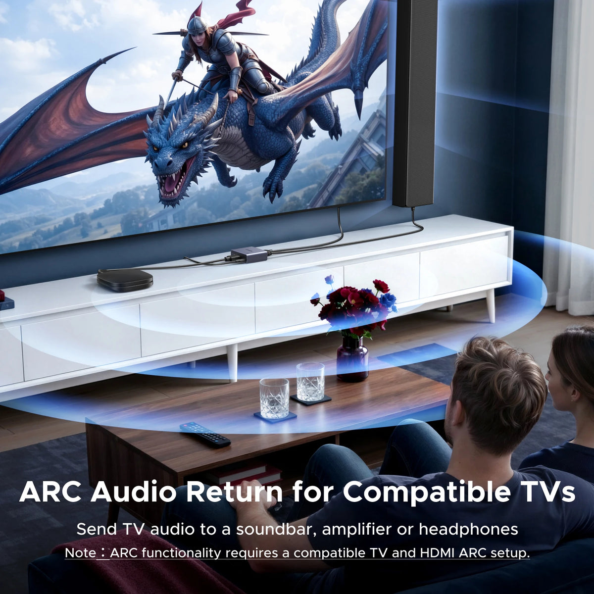 UGREEN HDMI Audio Extractor, 4K 60Hz