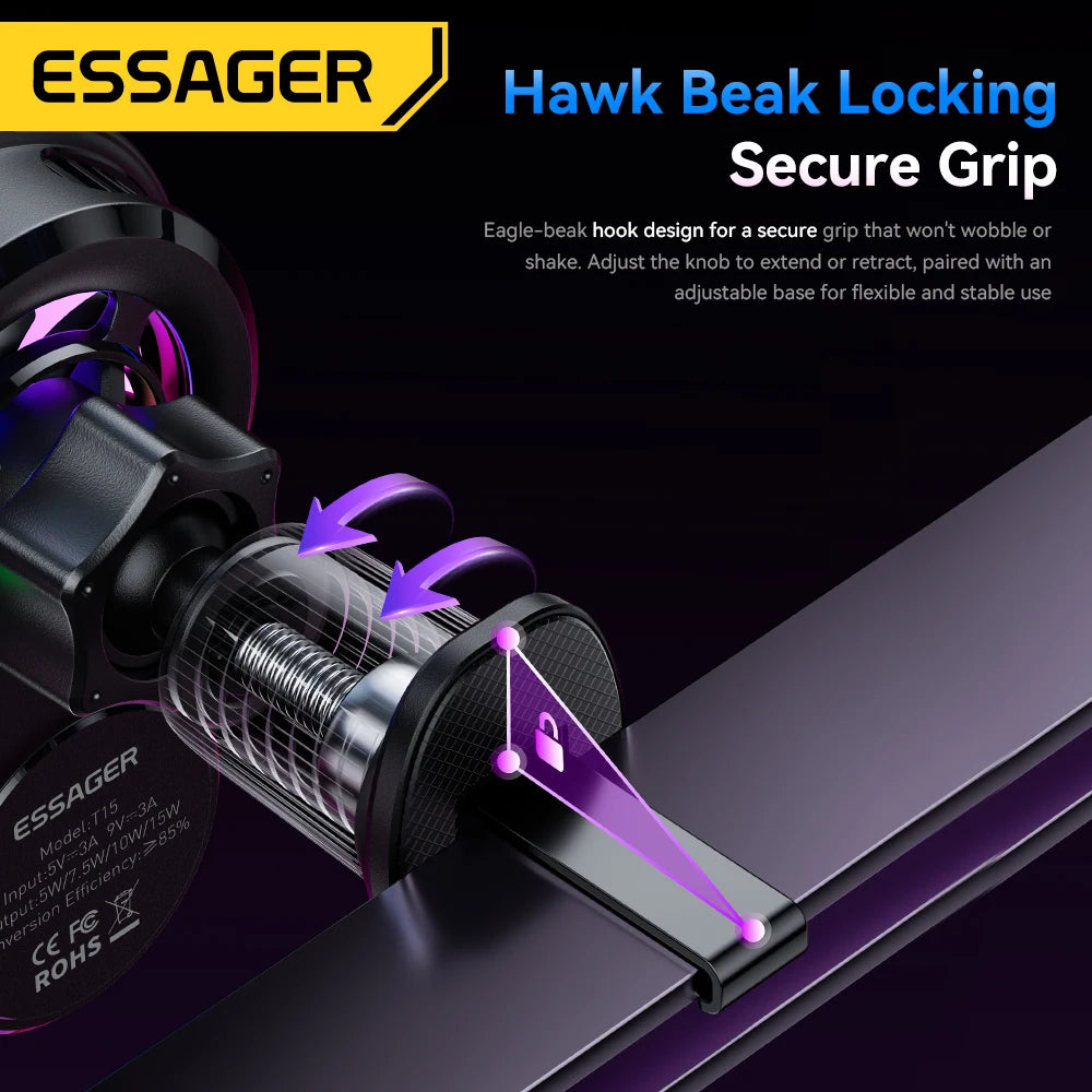 Essager Strong Magnet Car Charger Stand for Air Vent Mounting