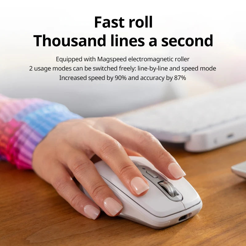 Logitech MX Anywhere 3S Silent Bluetooth Mouse