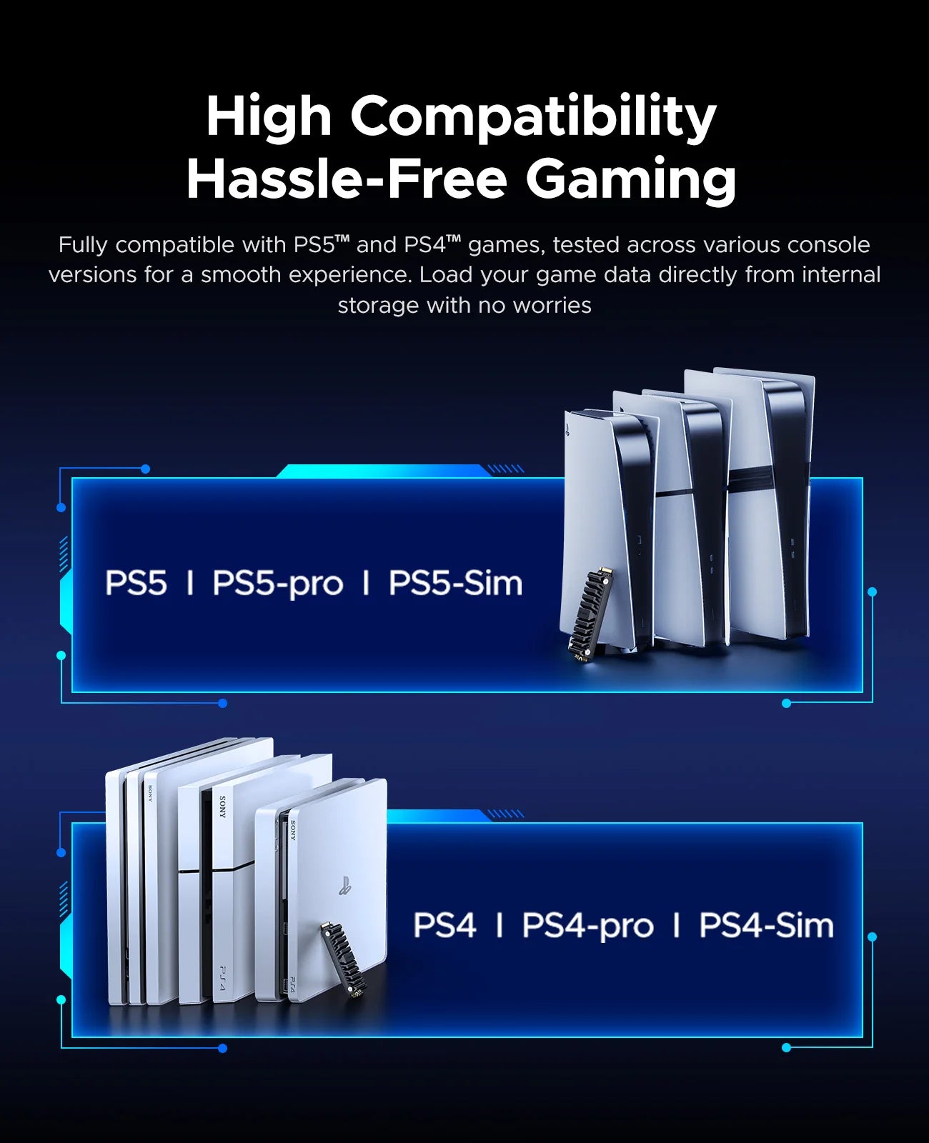 ORICO NVMe Gen4 PCIe M.2 2280 Gaming SSD with Heatsink