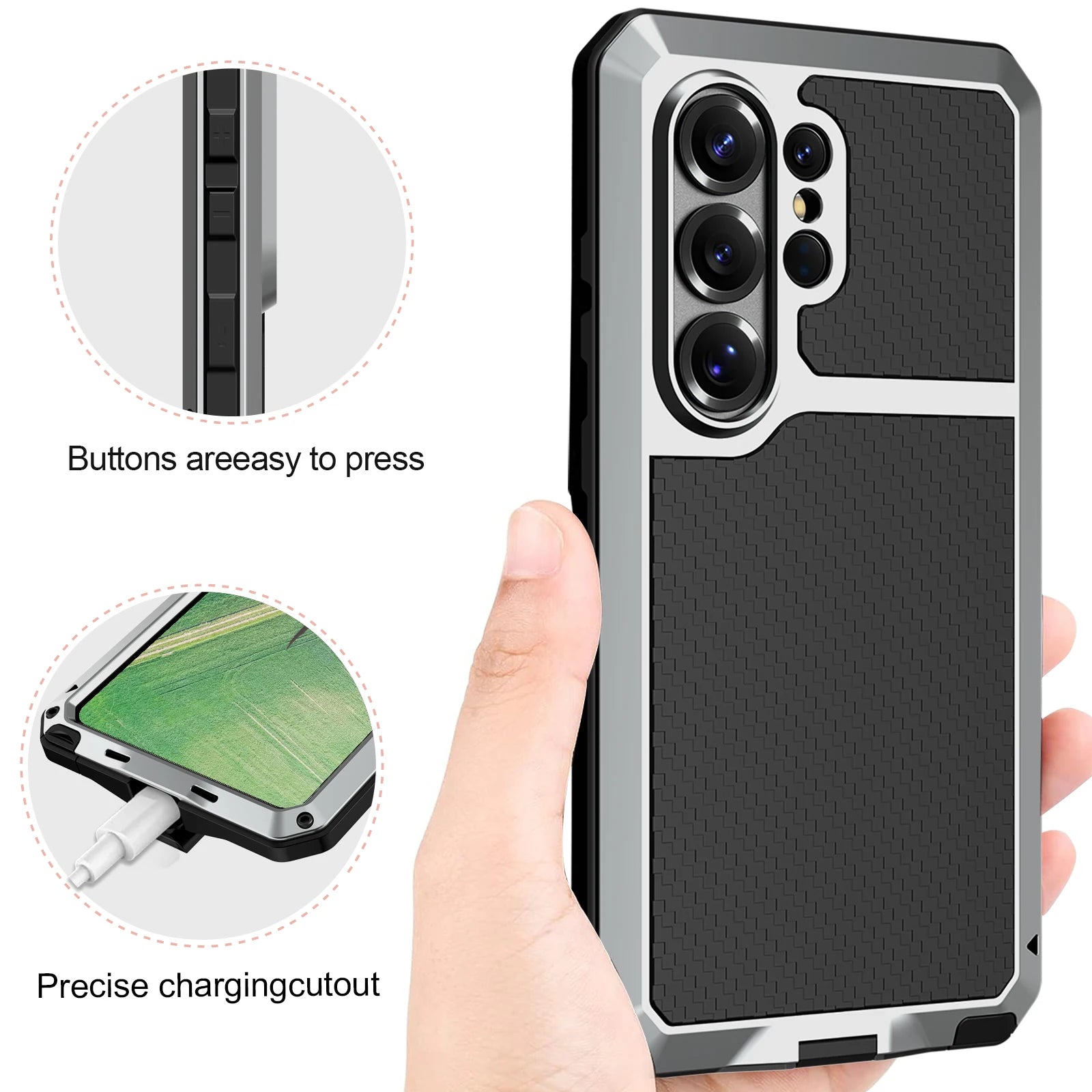 Heavy-Duty Shockproof Case with Full Protection for Samsung Galaxy S26 Series