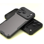 Semi-Transparent PC + TPU Case with Lens Guard for iPhone 17 Series
