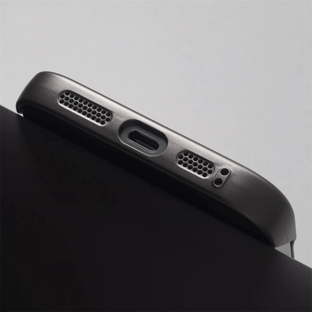 Ultra-Thin Frameless Carbon Fiber MagSafe Case for iPhone 16 Series