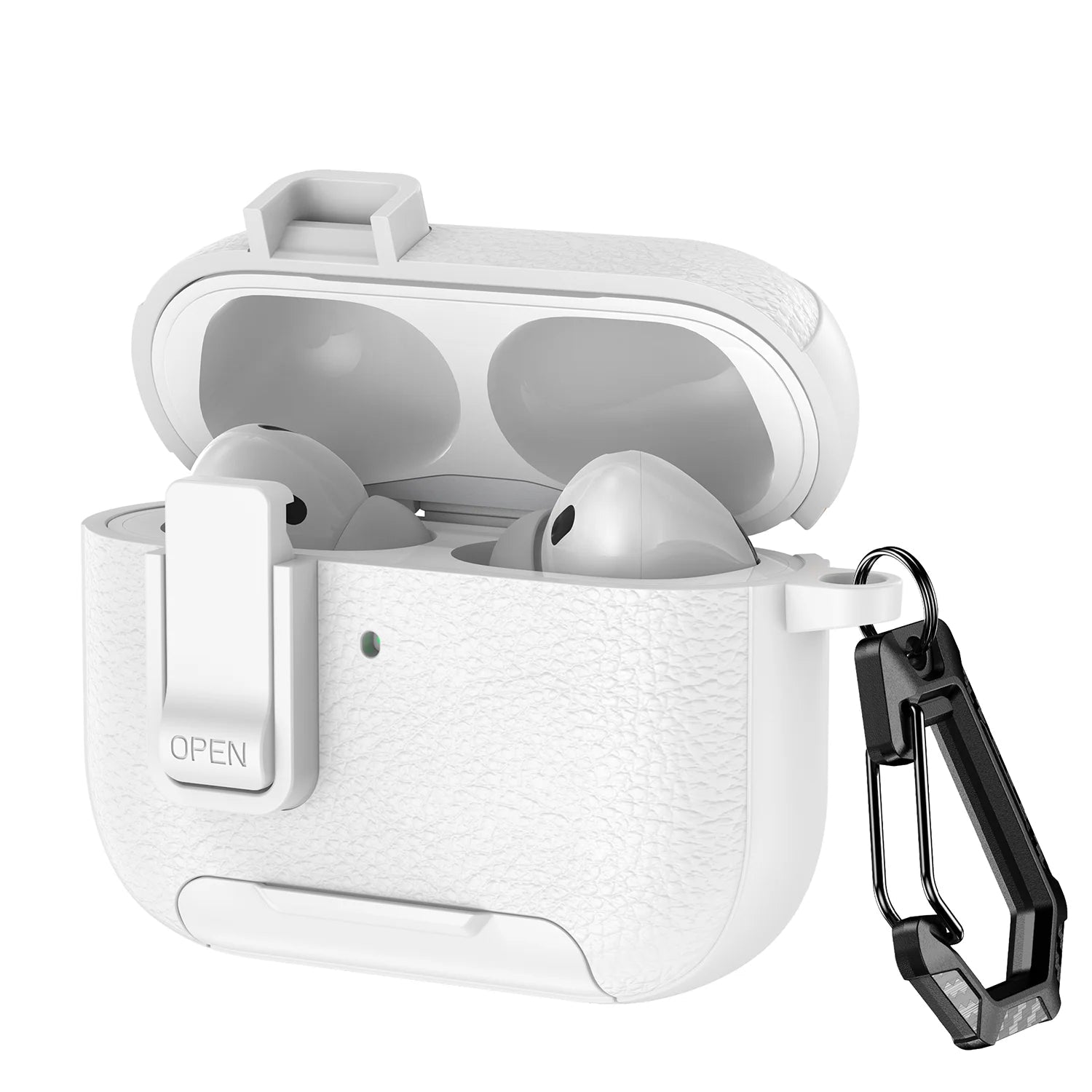 Premium Leather Protective Case with Secure Lock for AirPods Pro 3