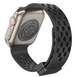 Breathable Magnetic Silicone Sport Strap for Apple Watch