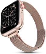 Elegant Slim Magnetic Milanese Loop Strap for Apple Watch