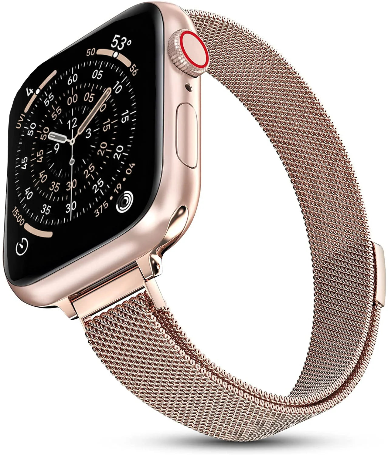 Elegant Slim Magnetic Milanese Loop Strap for Apple Watch
