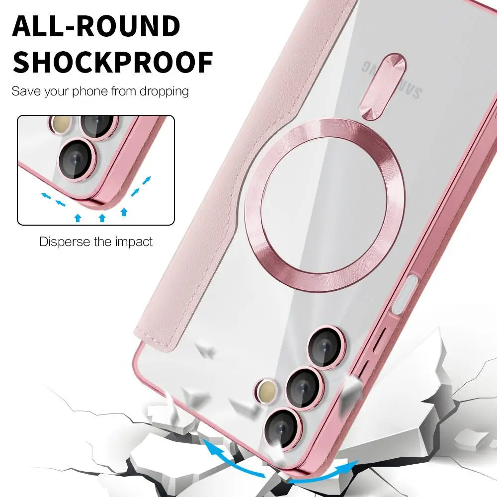 Protective Flip Magnetic Leather Case for Samsung Galaxy A36