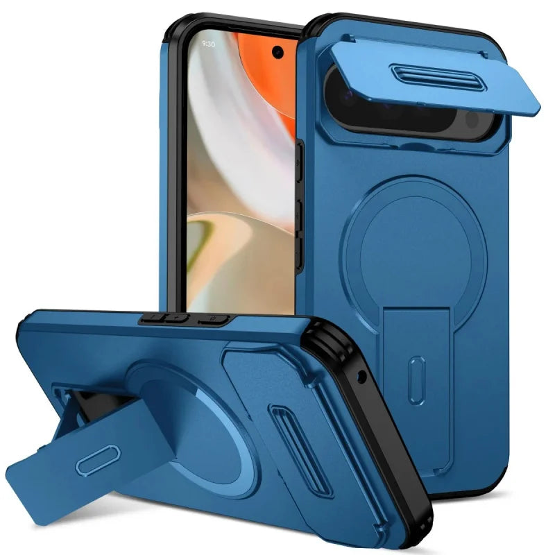 Shockproof Case with Flap-Style Camera Lens Cover for Google Pixel 10 Series