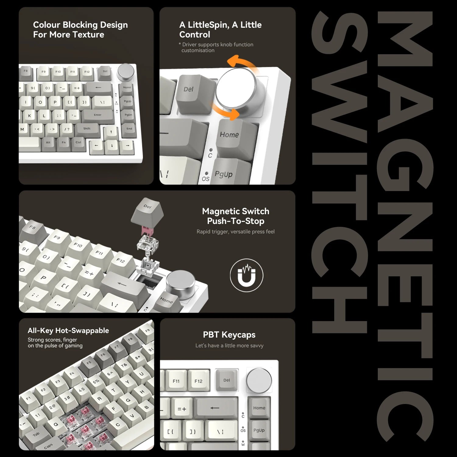 Attack Shark K85 Mag Mechanical Gaming Keyboard