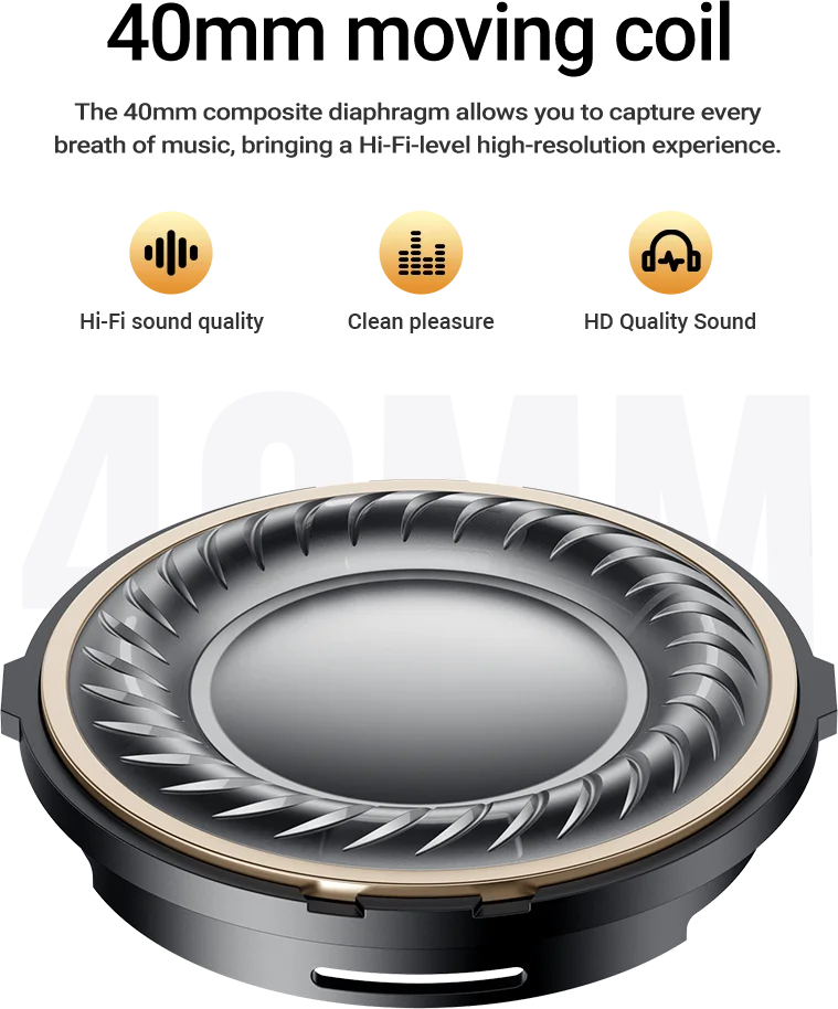 ACEFAST H6 Wireless Headphones with 30dB Active Noise Cancellation