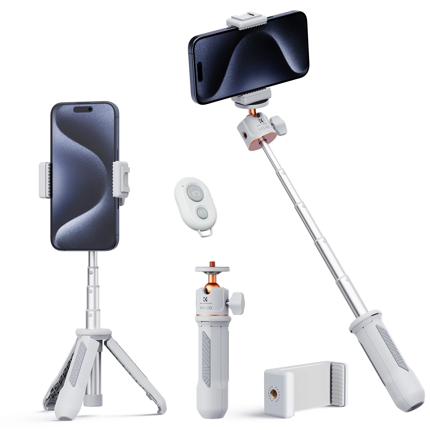 K&F Concept Compact Camera Tripod and Selfie Stick