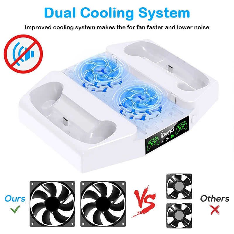 Xbox Series S Multifunction Stand With Cooling Fan and Gamepad Charger